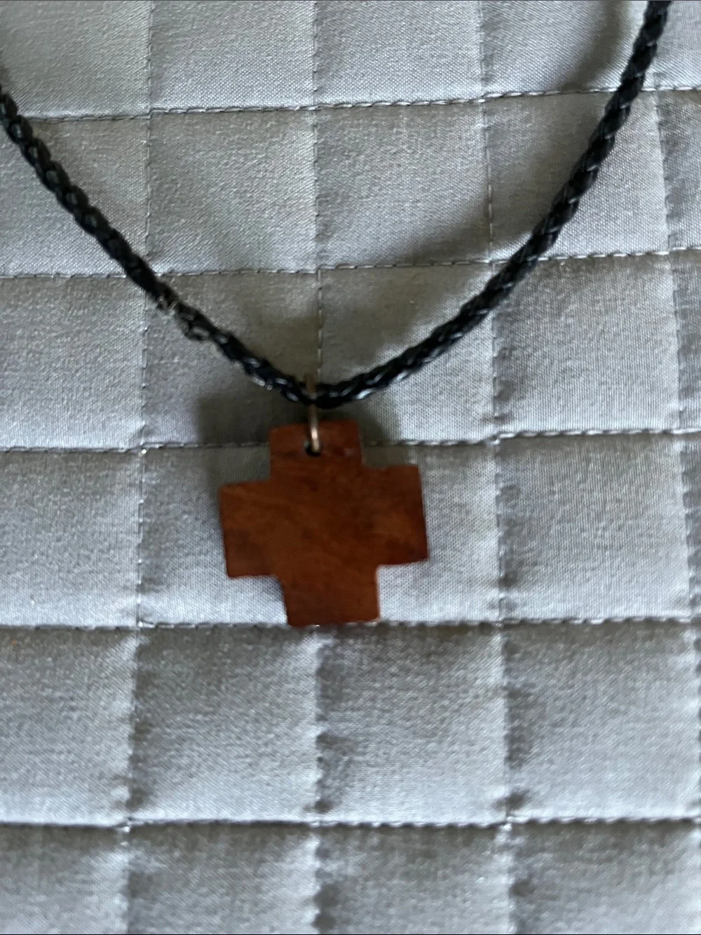 Triple Cord Necklace Set with Cross, Tooth & Medallion